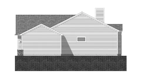 The Henley house plan, exterior view 2